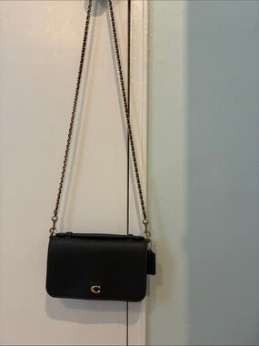 Coach Classic Black Chain-Handle Crossbody Bag